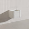 600mm  Lukka Agena Fluted Wall Hung Vanity with Soft Closing Drawers Variant Colour Available