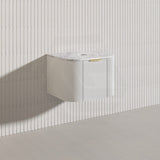 600mm  Lukka Agena Fluted Wall Hung Vanity with Soft Closing Drawers Variant Colour Available