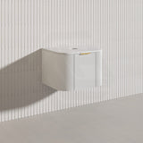 600mm  Lukka Agena Fluted Wall Hung Vanity with Soft Closing Drawers Variant Colour Available