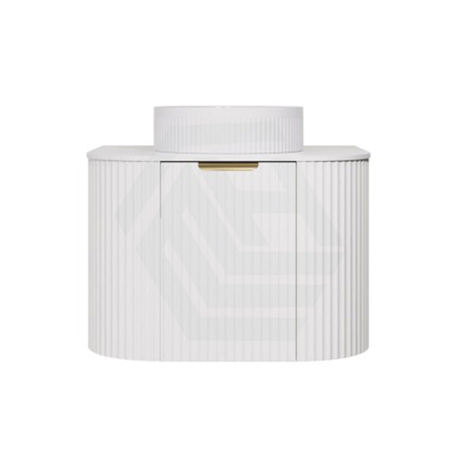Lukka Agena 600mm wall hung vanity in Matt White