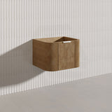 600mm  Lukka Agena Fluted Wall Hung Vanity with Soft Closing Drawers Variant Colour Available