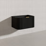 750mm  Lukka Agena Fluted Wall Hung Vanity with Soft Closing Drawers Variant Colour Available