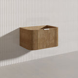 750mm  Lukka Agena Fluted Wall Hung Vanity with Soft Closing Drawers Variant Colour Available