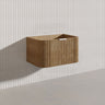 750mm  Lukka Agena Fluted Wall Hung Vanity with Soft Closing Drawers Variant Colour Available