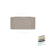 Lukka Agena 600-1800mm Costal Oak Fluted Wood Grain Wall Hung Vanity with Multi-colour handle and with/without Top