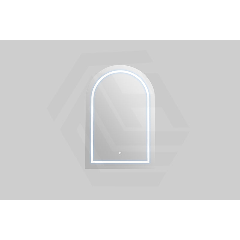600x900x155mm Lukka Allison Frontlit LED Mirror Arch Shaving Cabinet 3 Colours Lighting Matt Black/Matt White
