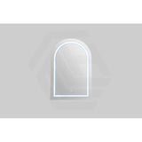 600x900x155mm Lukka Allison Frontlit LED Mirror Arch Shaving Cabinet 3 Colours Lighting Matt Black/Matt White