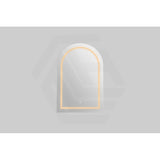 600x900x155mm Lukka Allison Frontlit LED Mirror Arch Shaving Cabinet 3 Colours Lighting Matt Black/Matt White