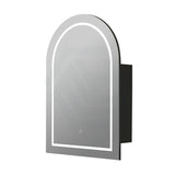 Lukka Allison 600x900x150mm Arch Frontlit LED Shaving Cabinet Variant Colour Available