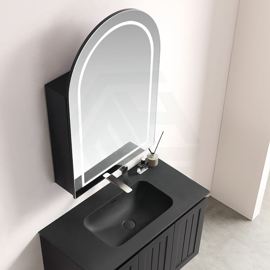 Lukka Allison 600x900x150mm Arch Frontlit LED Shaving Cabinet Variant Colour Available