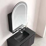 Lukka Allison 600x900x150mm Arch Frontlit LED Shaving Cabinet Variant Colour Available