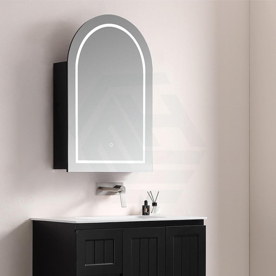 Lukka Allison 600x900x150mm Arch Frontlit LED Shaving Cabinet Variant Colour Available