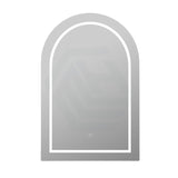 600X900X150Mm Ceto Olivia Matt Black Arch Led Shaving Cabinet Pencil Edge Frontlit Cabinets