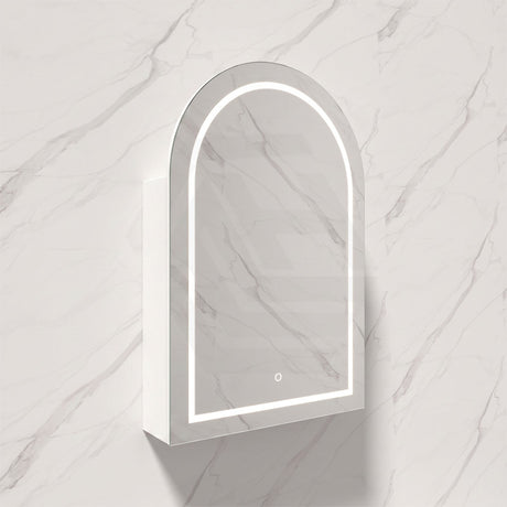 600x900x150mm Lukka Allison LED Frontlit Mirror Arch Shaving Cabinet Variant Colour Available