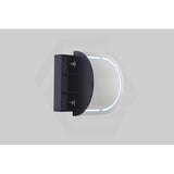 900/1200/1500mm Lukka Allison Pill Shape Frontlit LED Mirror Oval Shaving Cabinet 3 Colours Lighting Matt Black/Matt White