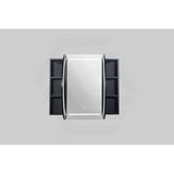 900/1200/1500mm Lukka Allison Pill Shape Frontlit LED Mirror Oval Shaving Cabinet 3 Colours Lighting Matt Black/Matt White