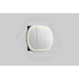 900/1200/1500mm Lukka Allison Pill Shape Frontlit LED Mirror Oval Shaving Cabinet 3 Colours Lighting Matt Black/Matt White