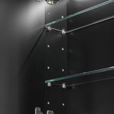 900/1200/1500Mm Ceto Olivia Matt Black Oval Led Shaving Cabinet Frontlit Cabinets