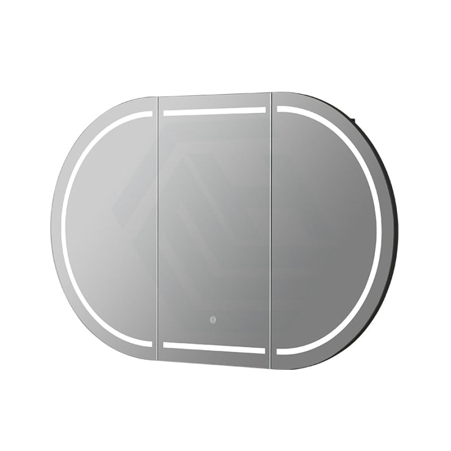 Lukka Allison Pill 900/1200/1500mm Oval Frontlit LED Shaving Cabinet Variant Colour Available