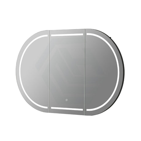 Lukka Allison Pill 900/1200/1500mm Oval Frontlit LED Shaving Cabinet Variant Colour Available