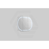 900/1200/1500mm Lukka Allison Pill Shape Frontlit LED Mirror Oval Shaving Cabinet 3 Colours Lighting Matt Black/Matt White