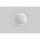 900/1200/1500mm Lukka Allison Pill Shape Frontlit LED Mirror Oval Shaving Cabinet 3 Colours Lighting Matt Black/Matt White