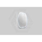 900/1200/1500mm Lukka Allison Pill Shape Frontlit LED Mirror Oval Shaving Cabinet 3 Colours Lighting Matt Black/Matt White