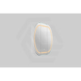 900/1200/1500mm Lukka Allison Pill Shape Frontlit LED Mirror Oval Shaving Cabinet 3 Colours Lighting Matt Black/Matt White