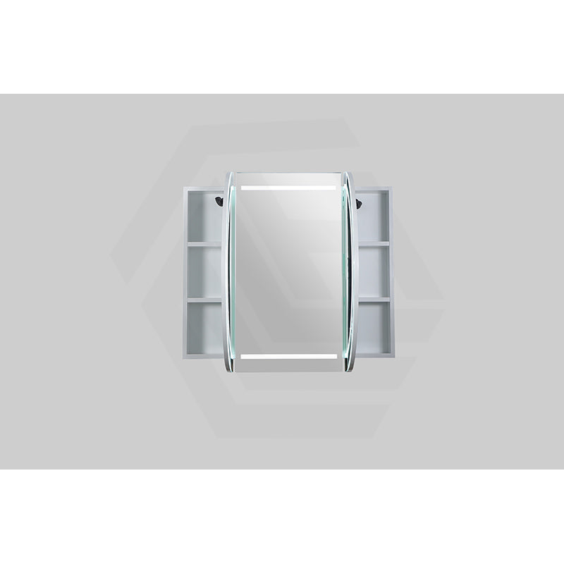 900/1200/1500mm Lukka Allison Pill Shape Frontlit LED Mirror Oval Shaving Cabinet 3 Colours Lighting Matt Black/Matt White