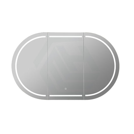 Lukka Allison Pill 900/1200/1500mm Oval Frontlit LED Shaving Cabinet Variant Colour Available