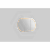 900/1200/1500mm Lukka Allison Pill Shape Frontlit LED Mirror Oval Shaving Cabinet 3 Colours Lighting Matt Black/Matt White