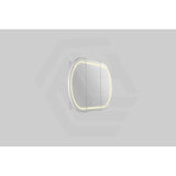 900/1200/1500mm Lukka Allison Pill Shape Frontlit LED Mirror Oval Shaving Cabinet 3 Colours Lighting Matt Black/Matt White