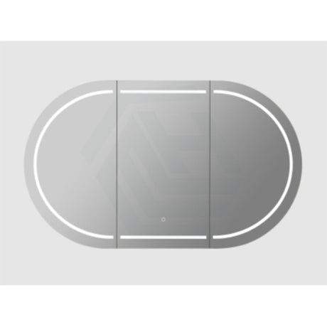 Lukka Allison Pill 900/1200/1500mm Oval Frontlit LED Shaving Cabinet Variant Colour Available