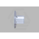 450x900x155mm Lukka Allison Pill Frontlit LED Mirror Oval Shaving Cabinet 3 Colours Lighting Matt White/Matt Black