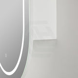 Lukka Allison Pill 450x900x150mm Matt White Oval Frontlit LED Shaving Cabinet