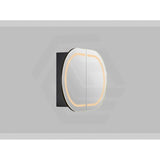 900/1200/1500mm Lukka Allison Pill Shape Frontlit LED Mirror Oval Shaving Cabinet 3 Colours Lighting Matt Black/Matt White