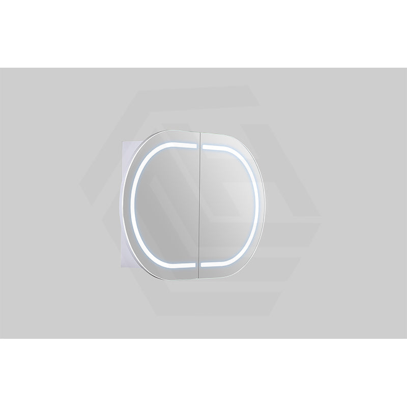 900/1200/1500mm Lukka Allison Pill Shape Frontlit LED Mirror Oval Shaving Cabinet 3 Colours Lighting Matt Black/Matt White