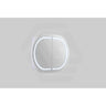 900/1200/1500mm Lukka Allison Pill Shape Frontlit LED Mirror Oval Shaving Cabinet 3 Colours Lighting Matt Black/Matt White