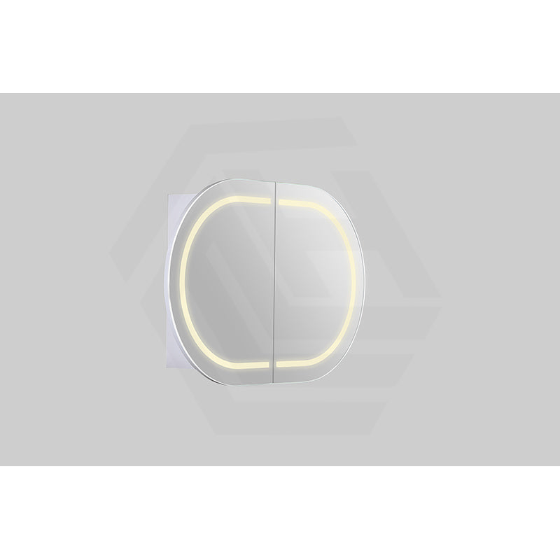900/1200/1500mm Lukka Allison Pill Shape Frontlit LED Mirror Oval Shaving Cabinet 3 Colours Lighting Matt Black/Matt White
