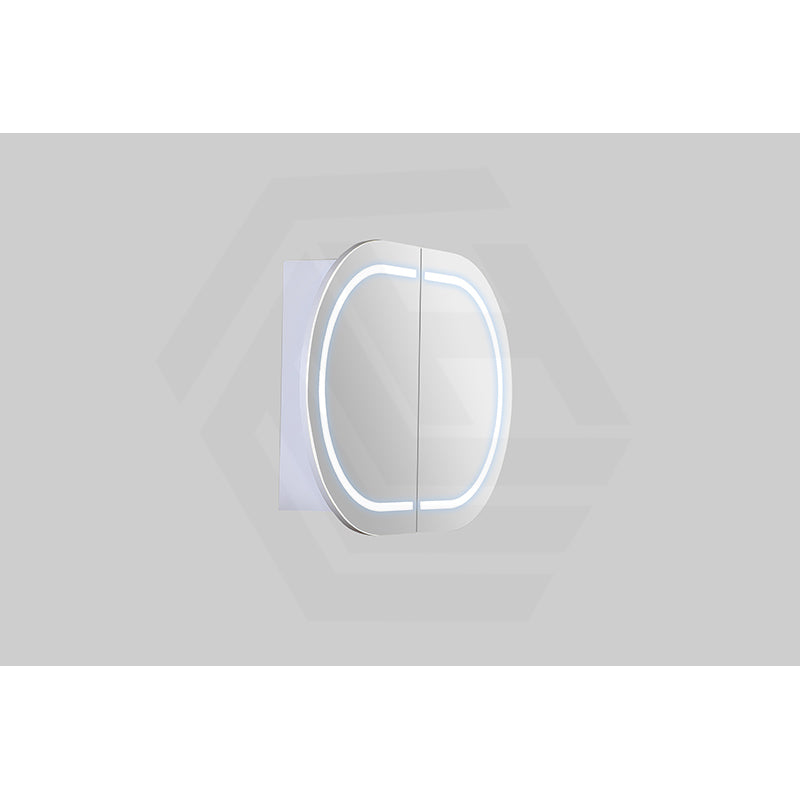 900/1200/1500mm Lukka Allison Pill Shape Frontlit LED Mirror Oval Shaving Cabinet 3 Colours Lighting Matt Black/Matt White