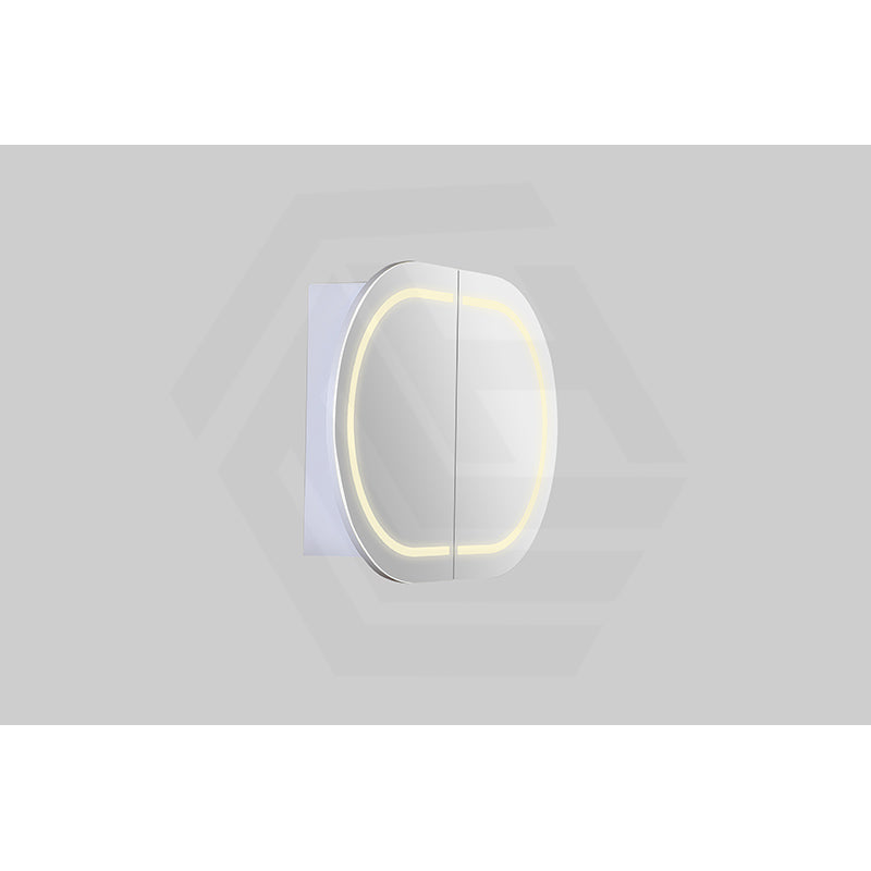 900/1200/1500mm Lukka Allison Pill Shape Frontlit LED Mirror Oval Shaving Cabinet 3 Colours Lighting Matt Black/Matt White