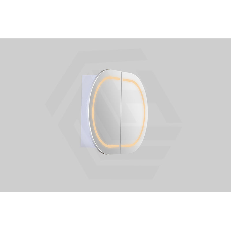 900/1200/1500mm Lukka Allison Pill Shape Frontlit LED Mirror Oval Shaving Cabinet 3 Colours Lighting Matt Black/Matt White