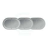 Lukka Allison Pill 900/1200/1500mm Oval Frontlit LED Shaving Cabinet Variant Colour Available
