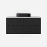 Lukka Cabarita 1200mm Modern Wall Hung Vanity PVC Single/Double Bowls Cabinet Variant Colour Available