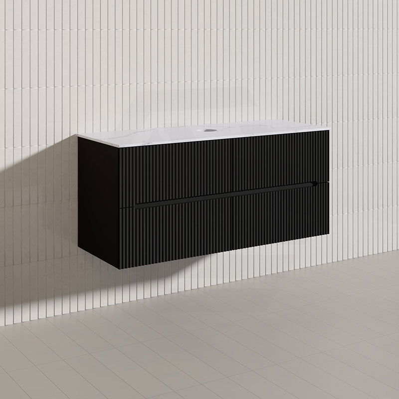 Lukka Cabarita 1200mm Modern Wall Hung Vanity PVC Single/Double Bowls Cabinet Variant Colour Available