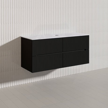 Lukka Cabarita 1200mm Modern Wall Hung Vanity PVC Single/Double Bowls Cabinet Variant Colour Available