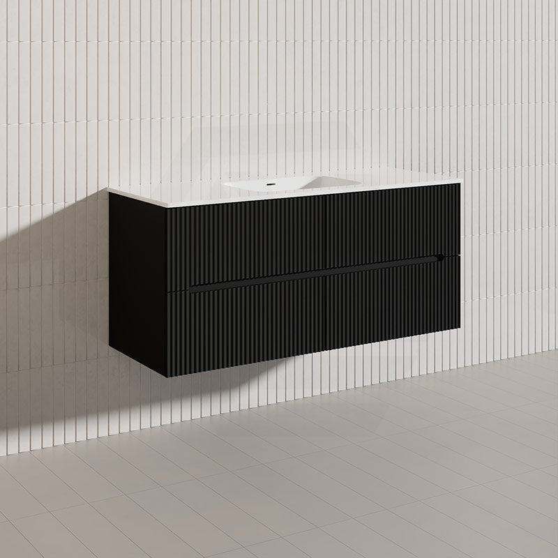 Lukka Cabarita 1200mm Modern Wall Hung Vanity PVC Single/Double Bowls Cabinet Variant Colour Available