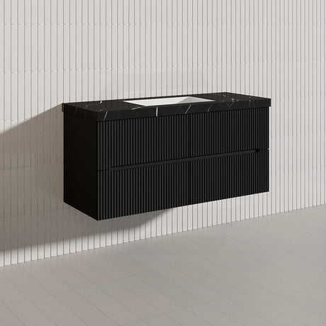 Lukka Cabarita 1200mm Modern Wall Hung Vanity PVC Single/Double Bowls Cabinet Variant Colour Available