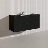 Lukka Cabarita 1200mm Modern Wall Hung Vanity PVC Single/Double Bowls Cabinet Variant Colour Available