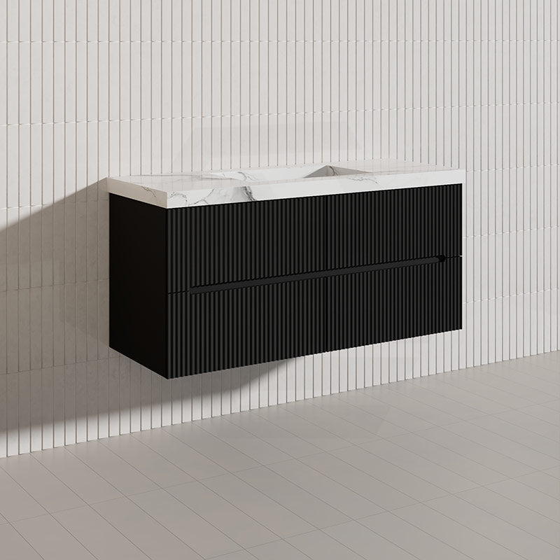 Lukka Cabarita 1200mm Modern Wall Hung Vanity PVC Single/Double Bowls Cabinet Variant Colour Available